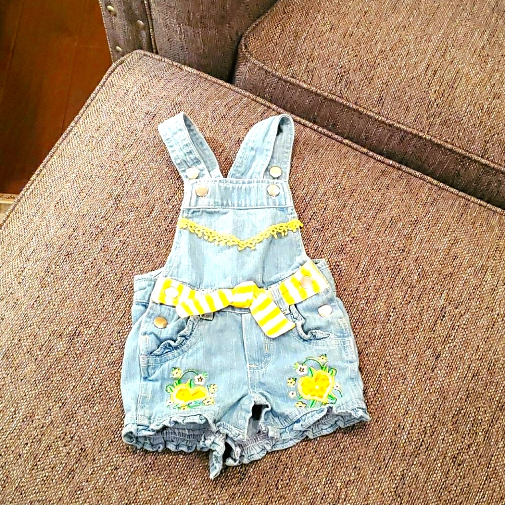 Carter's Toddler Denim Shortalls (12M)